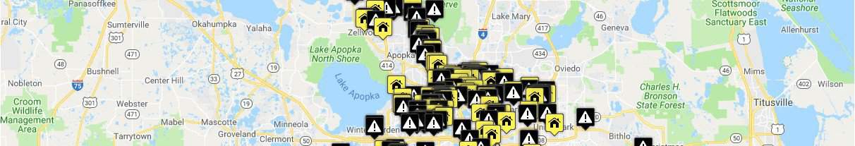 Sinkhole situation around Apopka, Orange County Florida