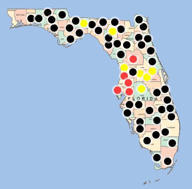 Florida Sinkhole Map