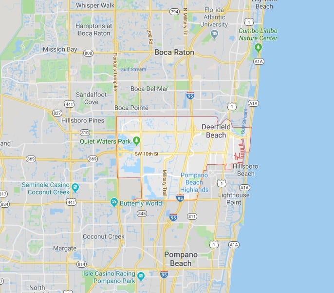 Map - Deerfield Beach