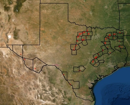 texas county maps 1