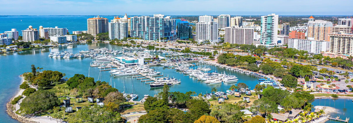 Sarasota,Florida,Downtown,Bayfront,Park,Marina,Jacks,Golden,Gate