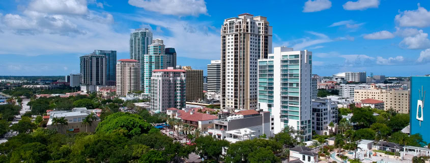 Aerial,Photograph,Of,Downtown,St.,Petersburg,,Fl